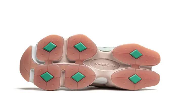 Schoenen - basketbal - unisex - 9060 - ivoor crème/blossom 3/4