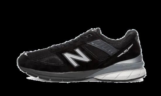 Chaussures - coupe basse, lacets - 990 v5 - noir/argent