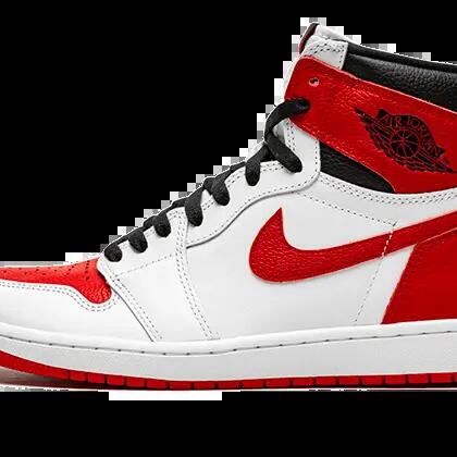 Basketball shoes - Air Jordan 1 OG - White, University Red, Black