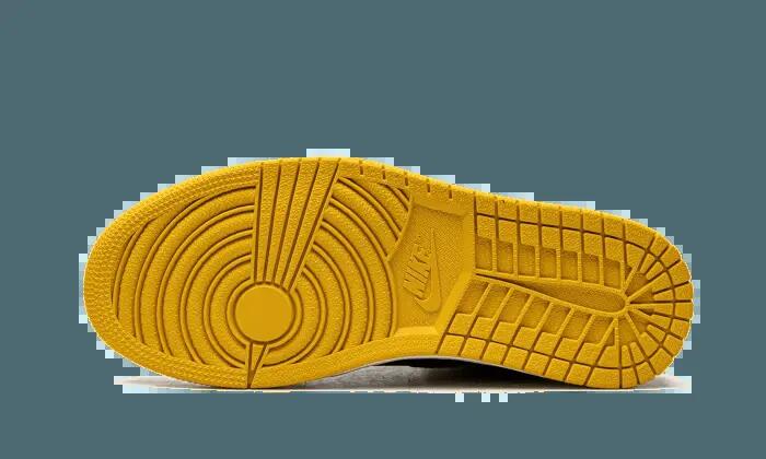 Basketball - schuhe - hohe - jordan 1 - pollen/schwarz-weiß 3/4