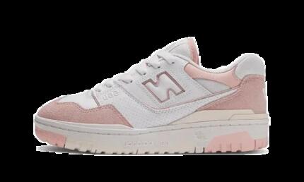 Chaussures - running - unisexe - modèle 550 - blanc/rose, sable rose