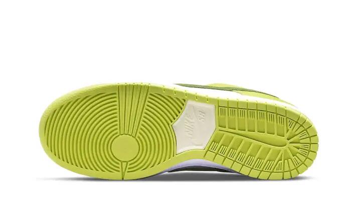 Chaussures - Skate - Unisexe - SB Dunk Low - Blanc/vert pomme 2/3
