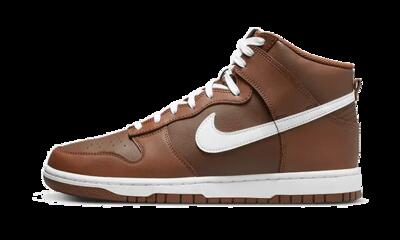 Schoenen - lifestyle - unisex - dunk chocolate - hoge - bruin/wit