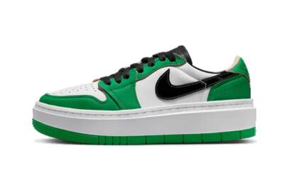 Schoenen - lifestyle - jordan 1 low se - lucky green/wit/zwart