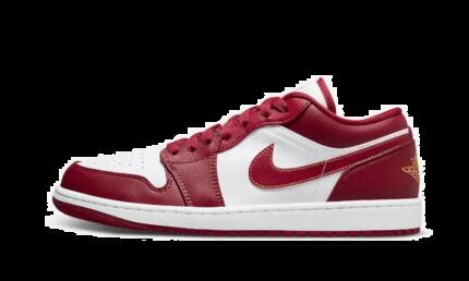 Zapatillas baloncesto - Air Jordan 1 Low - Cardinal Red/White