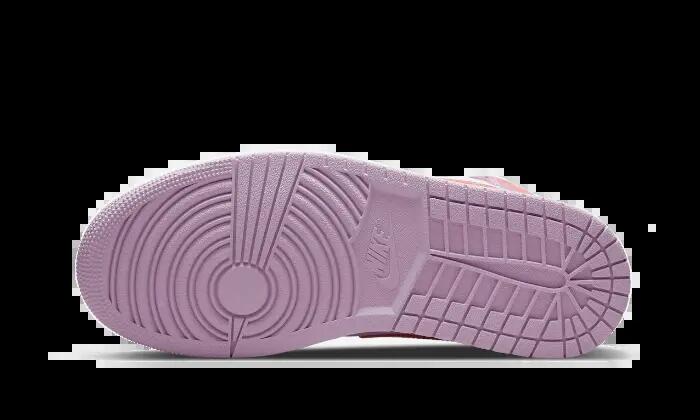 Scarpe - basket - donna - air jordan 1 mid 2022 - bianco/rosa 2/3