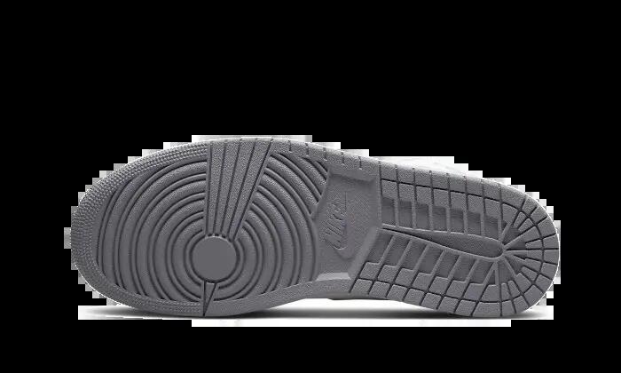 Schoenen - basketbal - unisex - air jordan 1 mid - wit/grijs 2/3