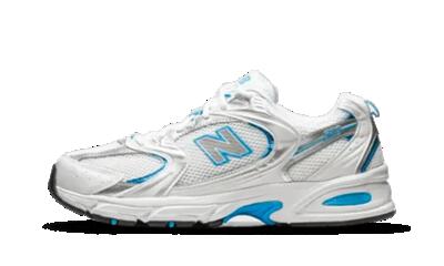 Scarpe - Tempo libero - Uomo - Ammortizzate Stringate - 530 - Bianco/azzurro