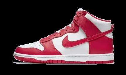 Zapatillas de baloncesto - High-top Dunk High - Rojo/blanco