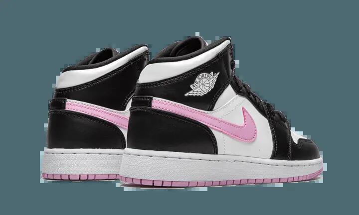 Zapatos - Baloncesto - Air Jordan 1 - Blanco/Negro/Rosa 2/4
