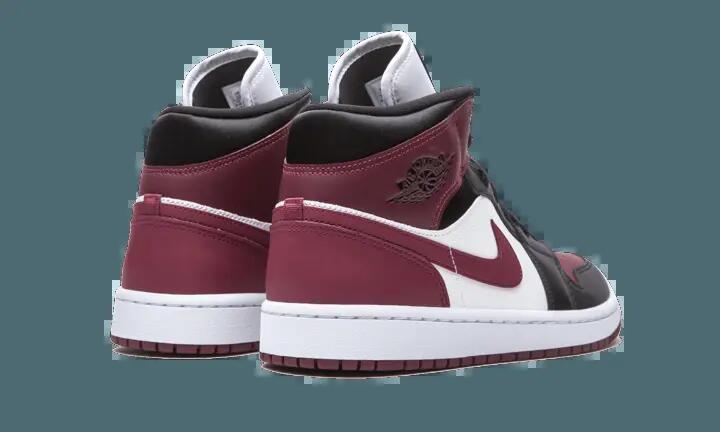 Scarpe - basket - unisex - mid-top - air jordan 1 mid se - nero/dark beetroot 2/4