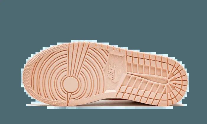 Schuhe - lifestyle - mid-top in cord - air jordan 1 mid - sail/arctic pink/red 3/6