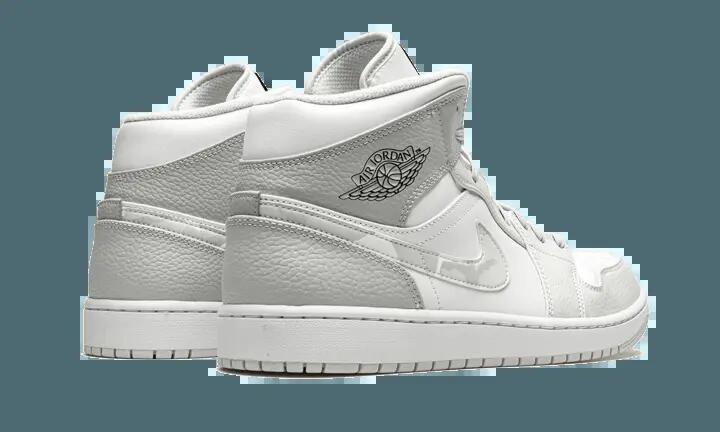 Zapatos - Baloncesto - Hombre - Jordan 1 Mid - Blanco/gris 2/6
