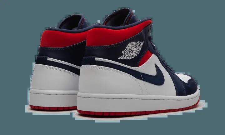 Zapatillas - Baloncesto - Mid - Jordan 1 Mid SE - Blanco/University Red 2/4