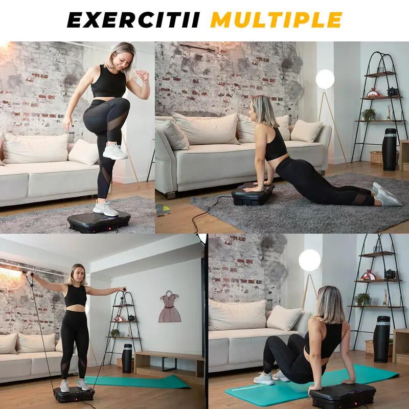 Aparat vibromasaj PROGRESSIVE UltraFit + 5 accesorii RESIGILAT - Rosu 9/15