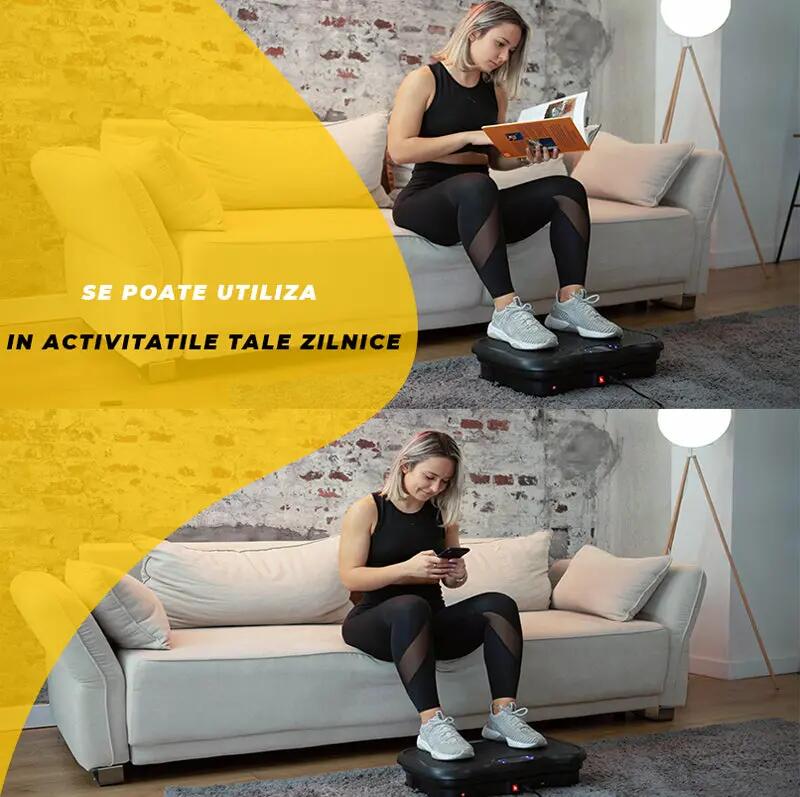 Aparat vibromasaj PROGRESSIVE UltraFit + 5 accesorii RESIGILAT - Rosu 11/15