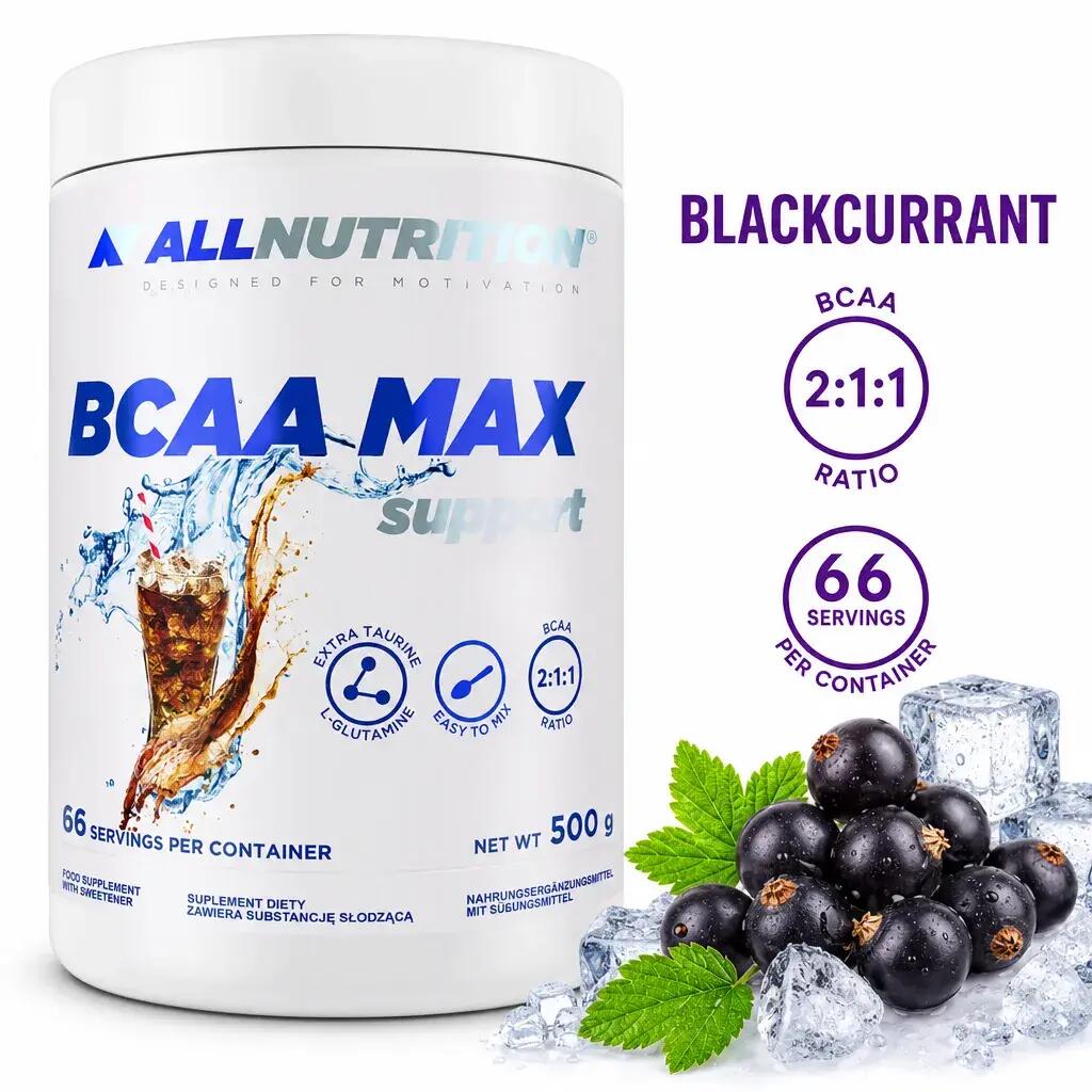 Aminokwasy BCAA Max Support 500g Czarna Porzeczka 2/2