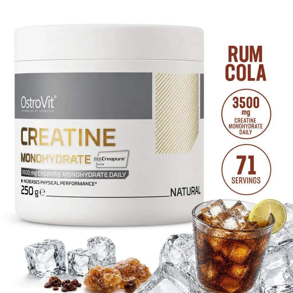 OstroVit Creatine Monohydrate Creapure 250g Rum Cola