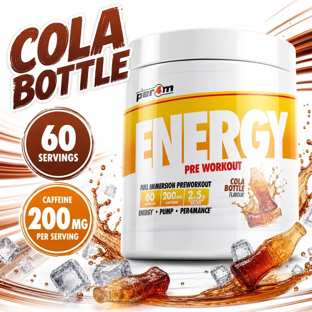 Per4m Energy Pre Workout 390g Cola Bottle