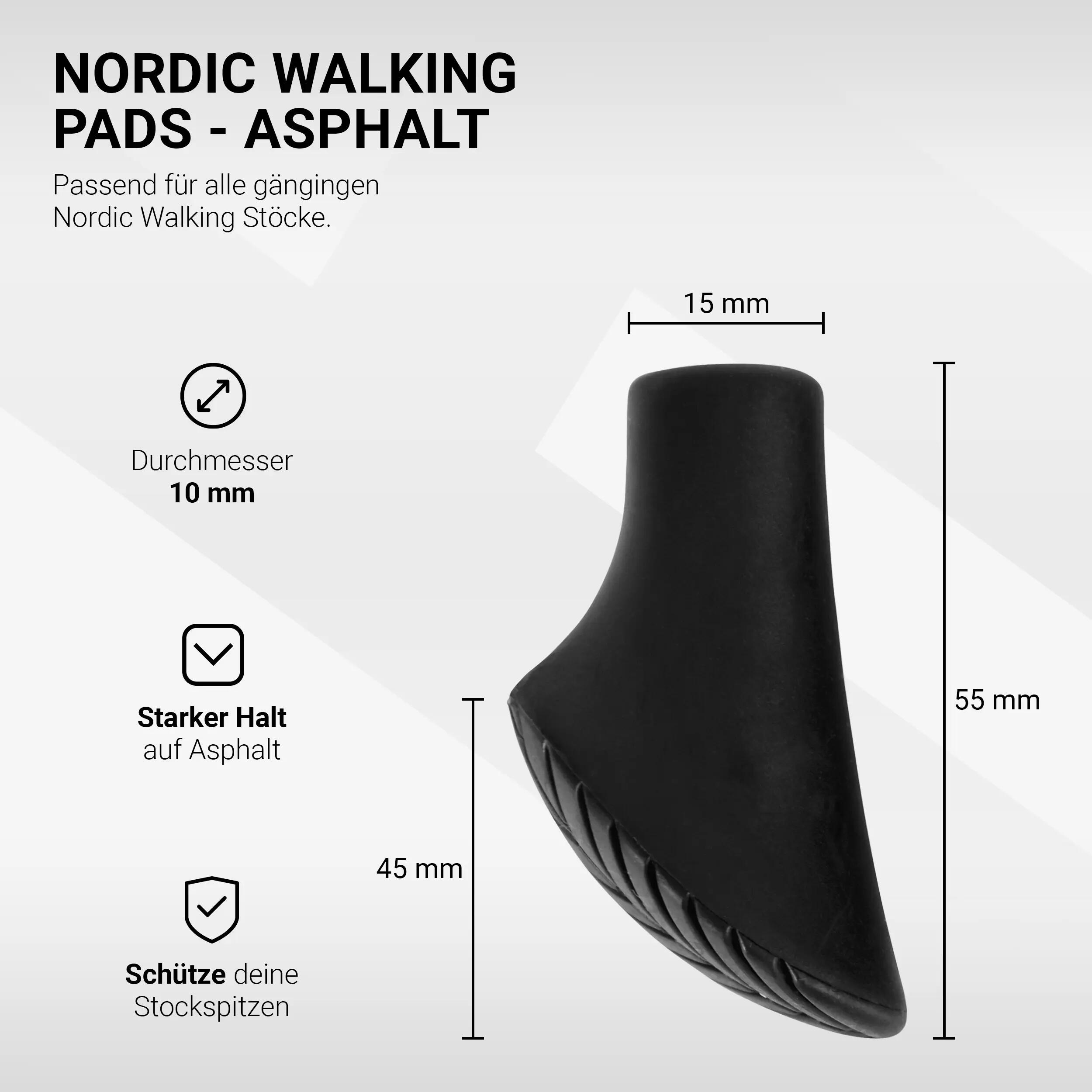 Gommini per Nordic Walking per asfalto 2/5