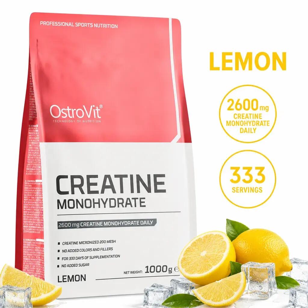 OstroVit Creatine Monohydrate 1000g Lemon