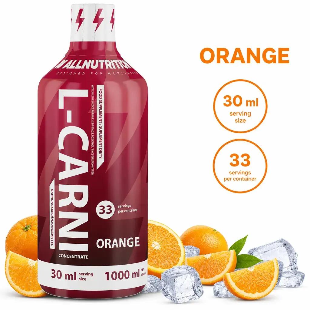 Wsparcie odchudzania L-CARNI 1000ml Pomarańcz 2/2