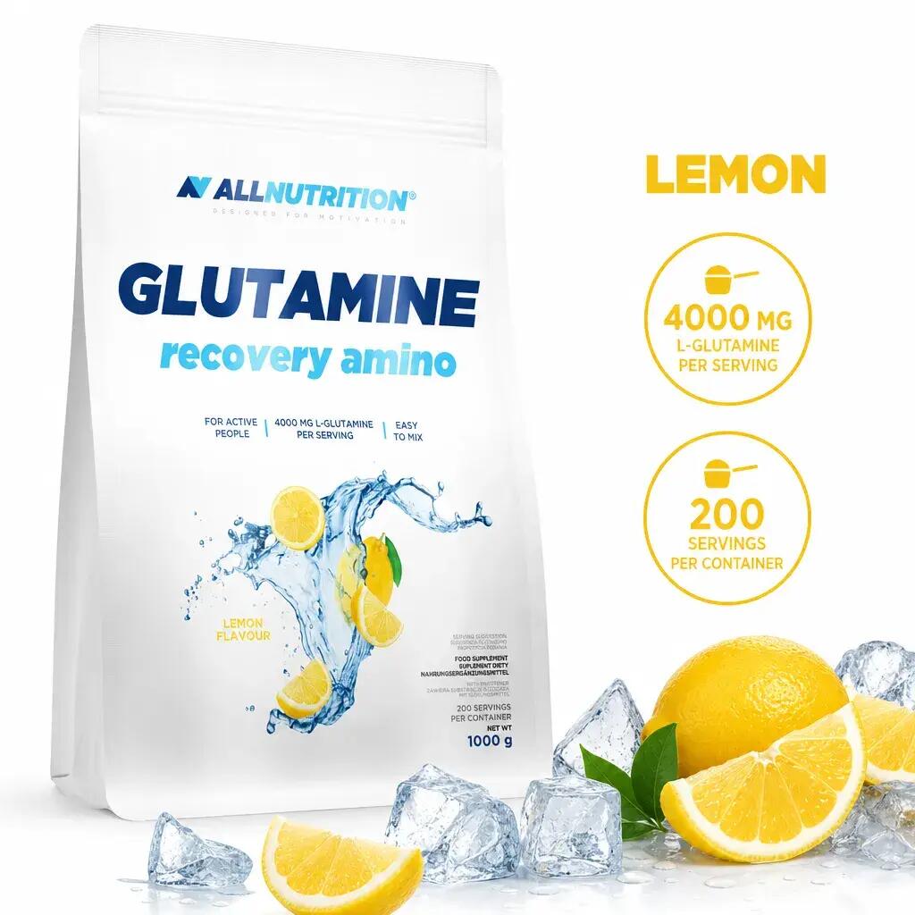 Allnutrition Glutamine Recovery Amino 1000g Lemon 2/2