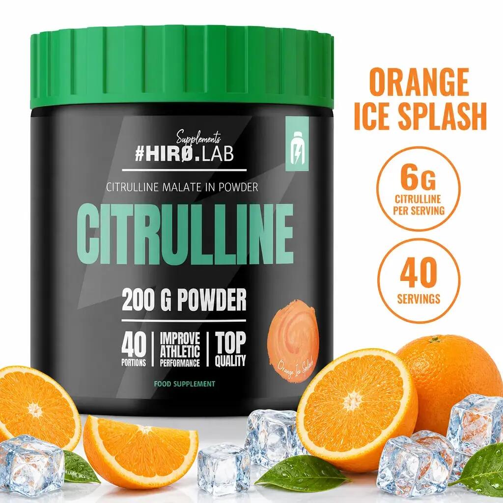 Hiro Lab Citrulline 200g Orange Ice Splash