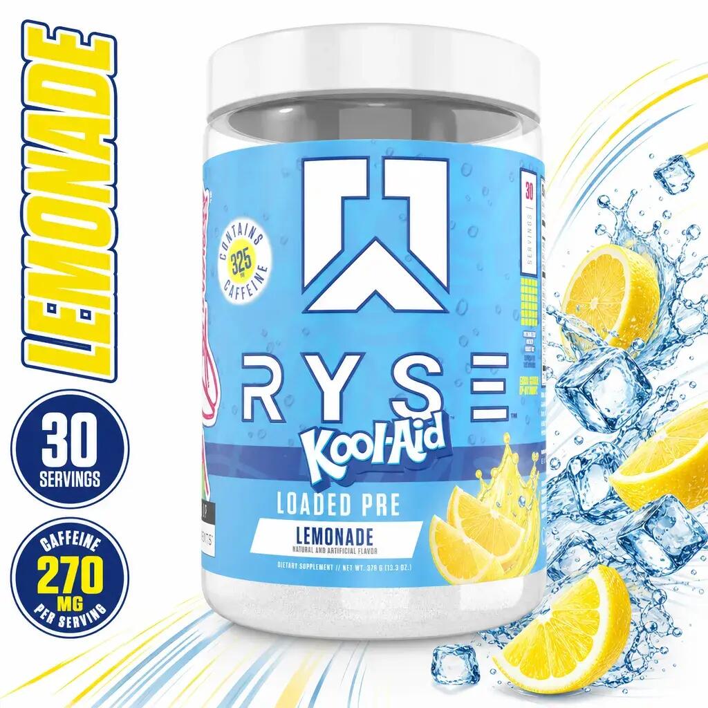 Ryse Loaded Pre 30 Servings Lemonade