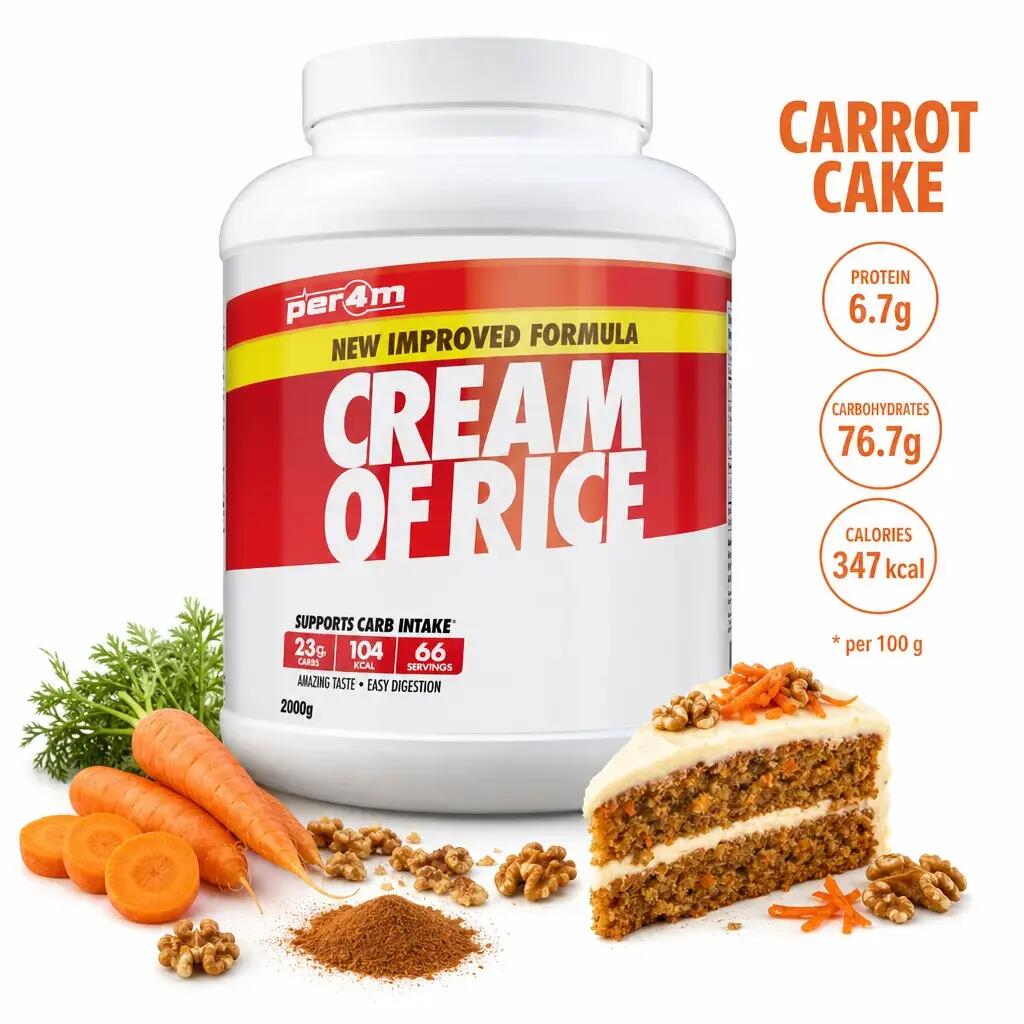 Per4m Cream of Rice 2000g Carrot Cake