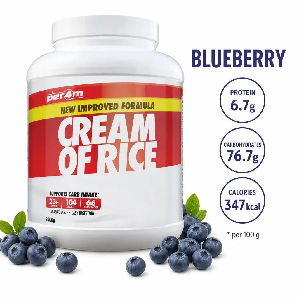 Per4m Cream of Rice 2000g Blueberry