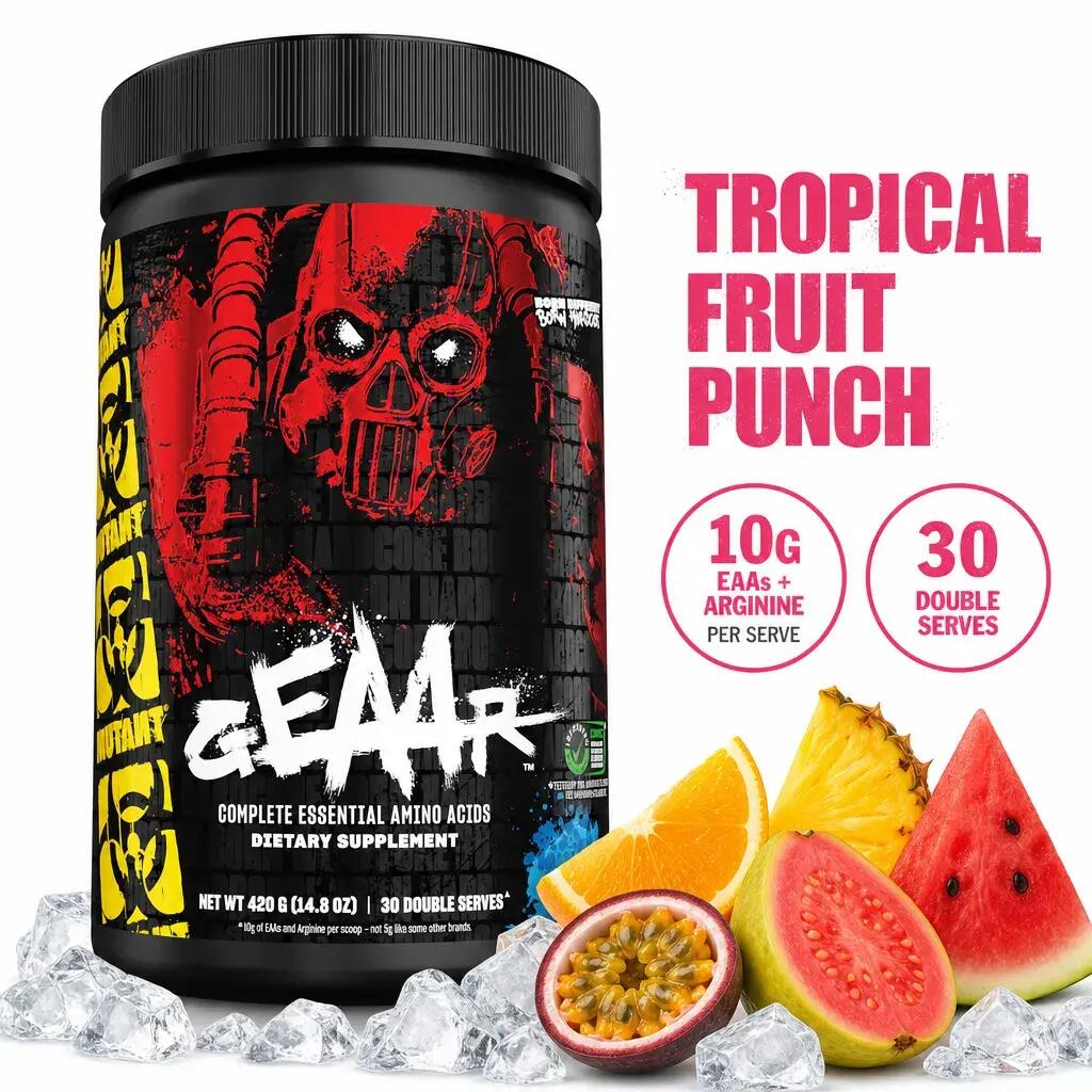 Mutant GEAAR (EAA + BCAA) 30 Servings Tropical Fruit Punch