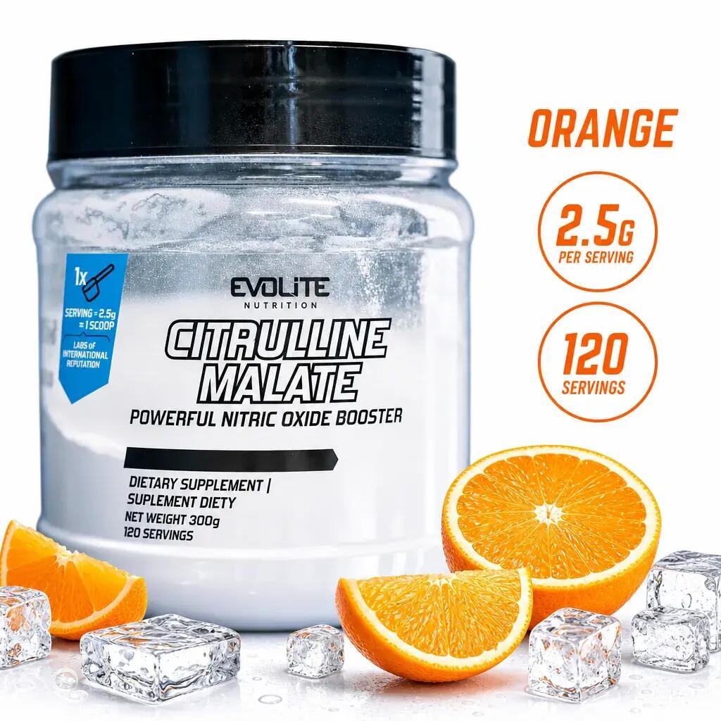 Evolite Citrulline Malate 300g Orange