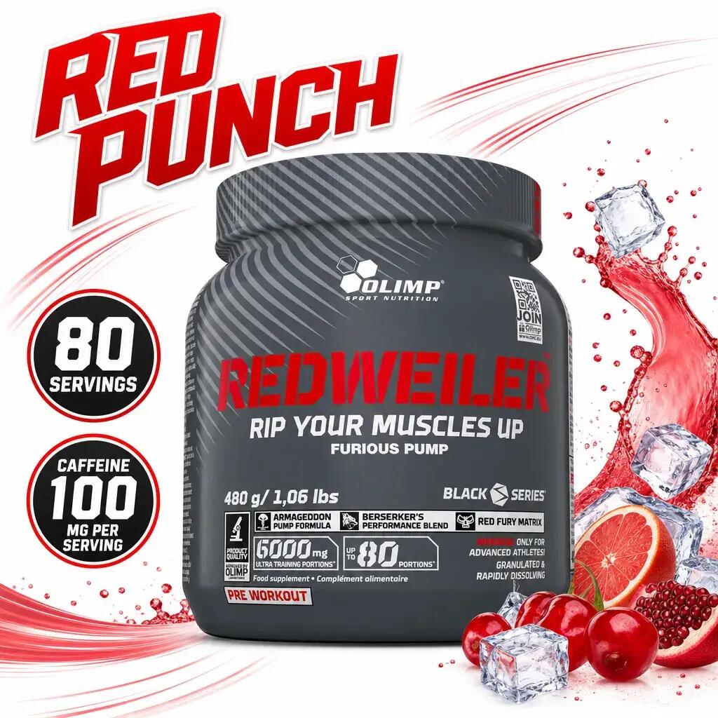 Olimp RedWeiler 480g Red Punch