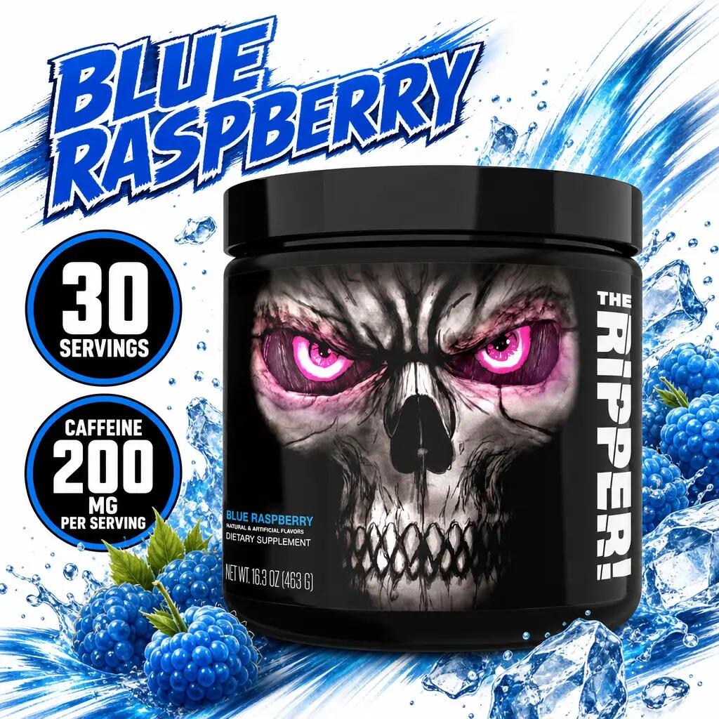JNX Sports The Ripper! 30 Servings Blue Raspberry
