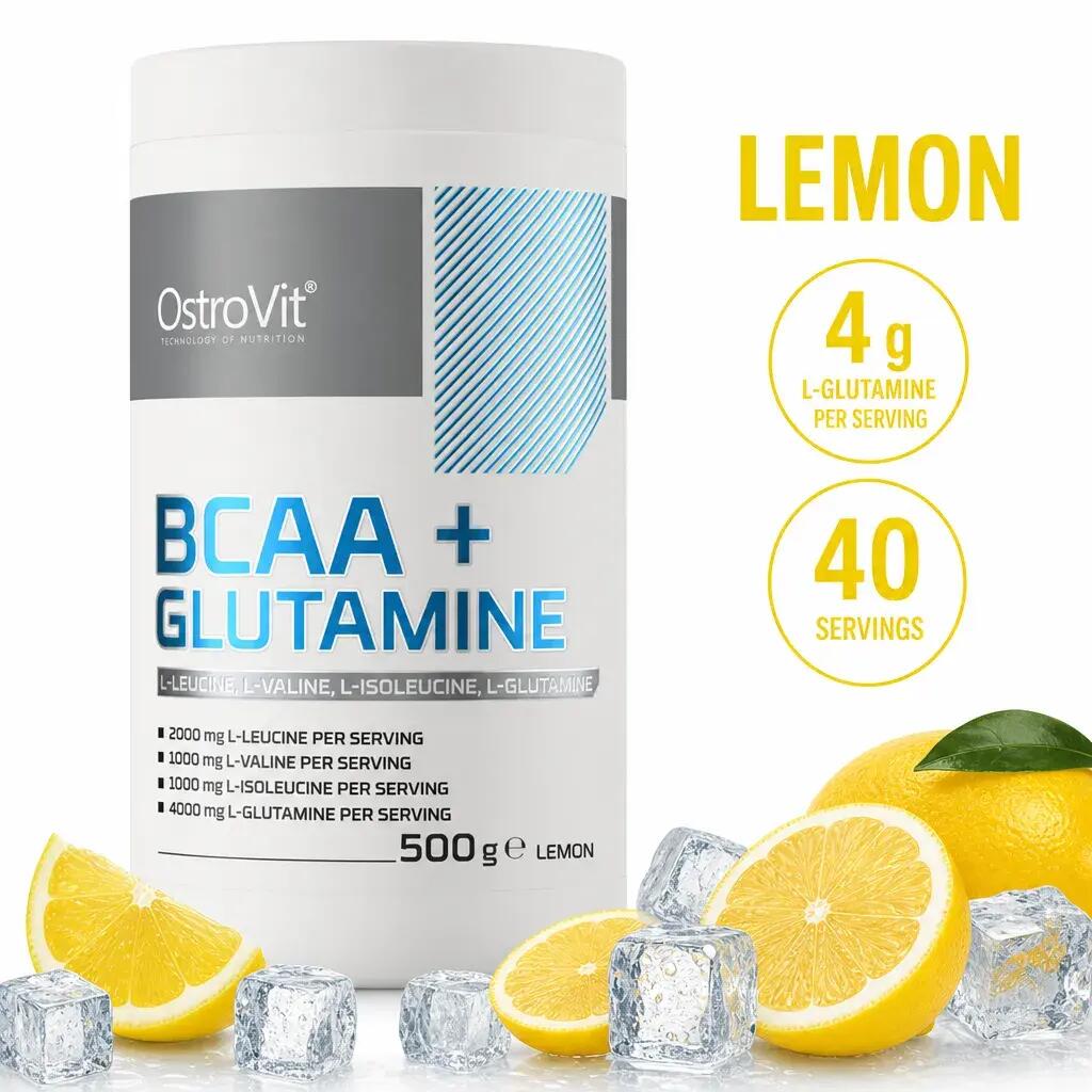 OstroVit BCAA + Glutamine 500g Lemon