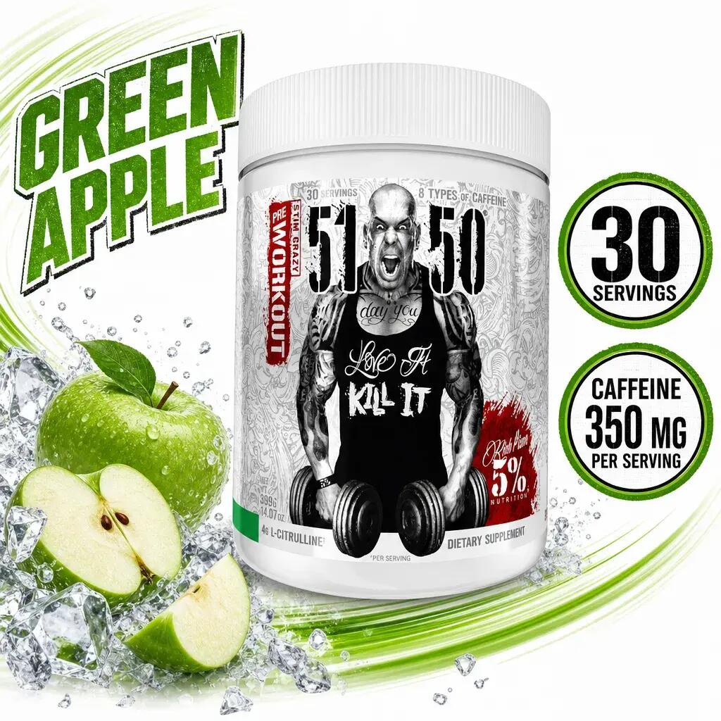 5% Nutrition 5150 Legendary Series 30 Servings Green Apple