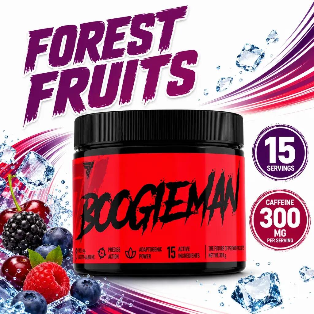 Pre-Entreno Boogieman Frutas del Bosque 300g Trec Nutrition 2/2