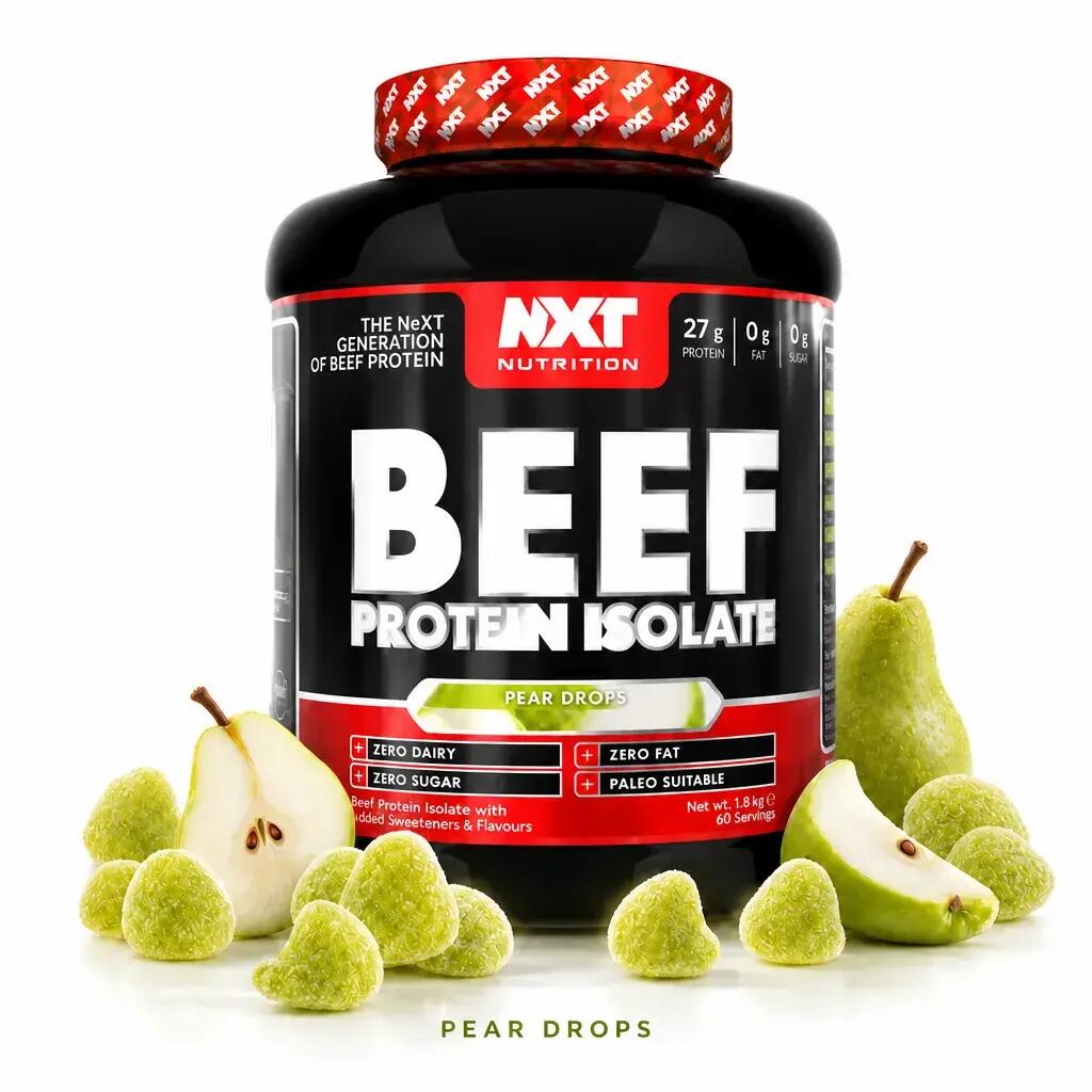 NXT Nutrition Beef Protein Isolate 1800g Pear Drops