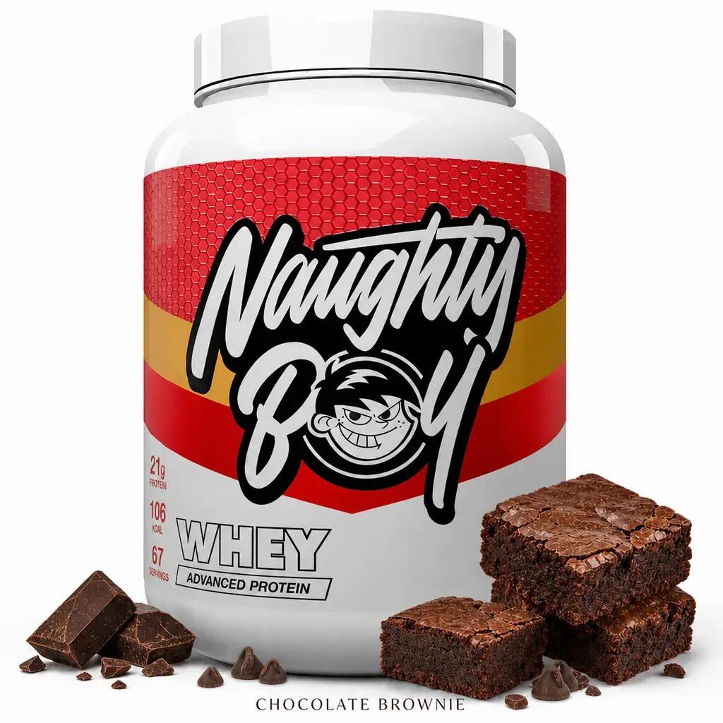 Naughty Boy Whey Protein 2010g Chocolate Brownie
