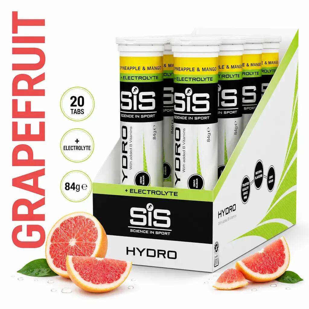 Elektrolyte bruistabletten - 20stuks - Go Hydro Pink Grapefruit 2/2