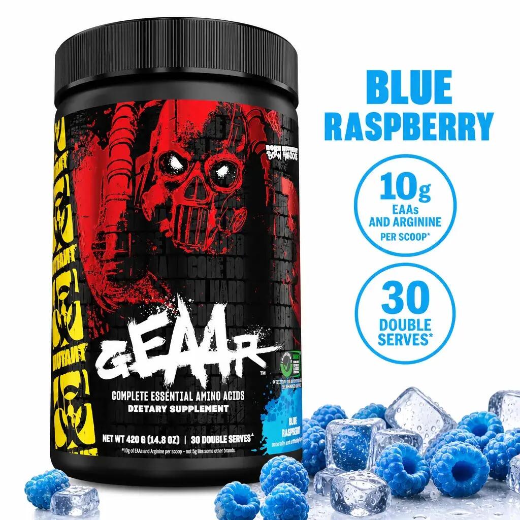 Mutant GEAAR (EAA + BCAA) 30 Servings Blue Raspberry
