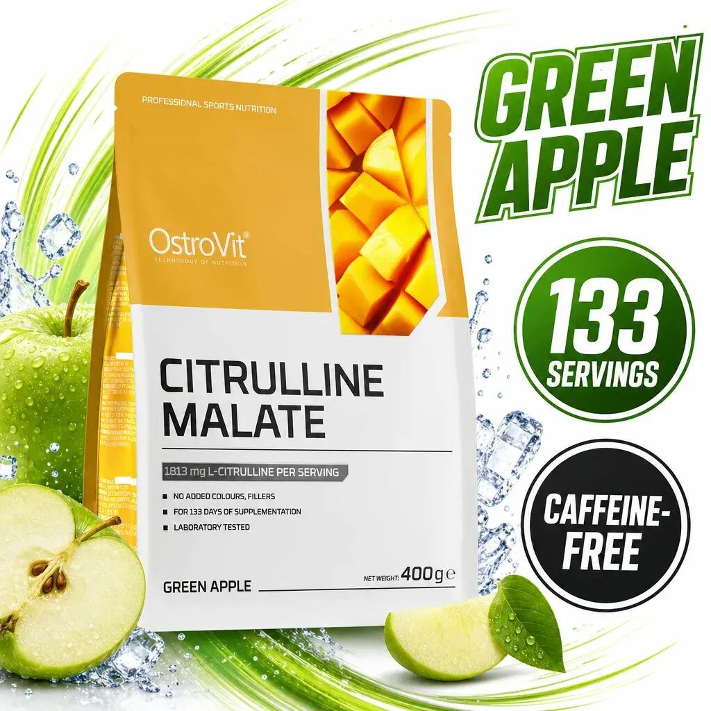 OstroVit Citrulline Malate 400g Green Apple