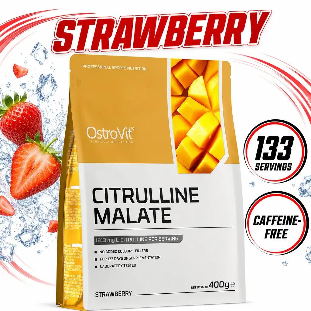 OstroVit Citrulline Malate 400g Strawberry