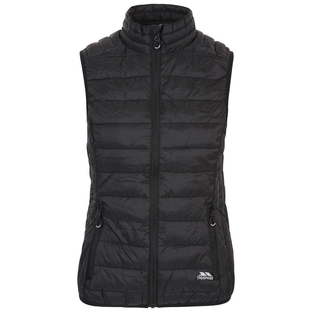 TRESPASS Womens/Ladies Teeley Packaway Gilet (Black)