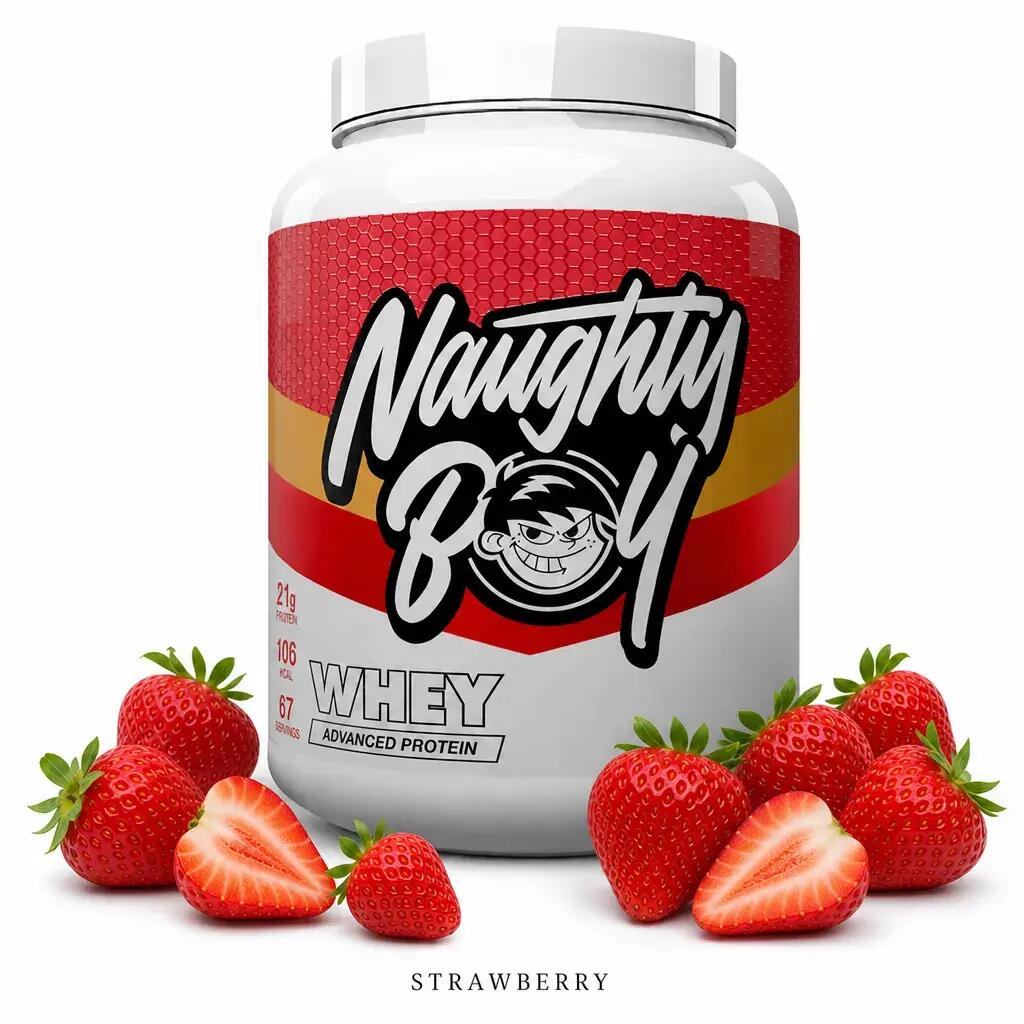 Naughty Boy Whey Protein 2010g Strawberry