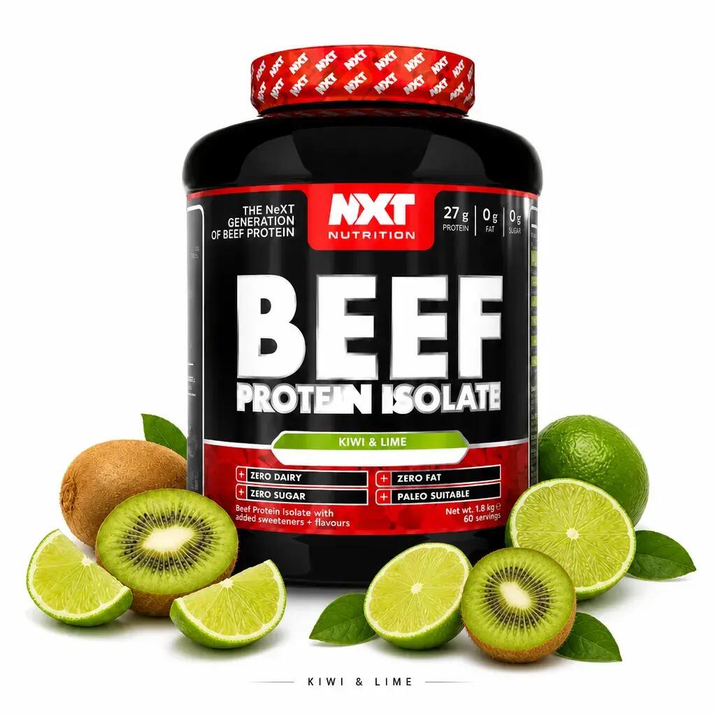 NXT Nutrition Beef Protein Isolate 1800g Kiwi & Lime