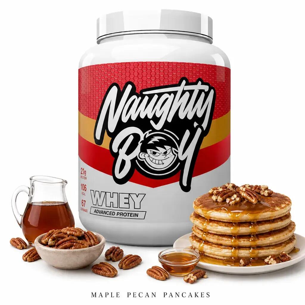 Naughty Boy Whey Protein 2010g Maple Pecan Pancakes