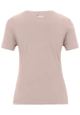 T-shirt - fitness - dames - comfort, katoen - fila insegna - sepia rose