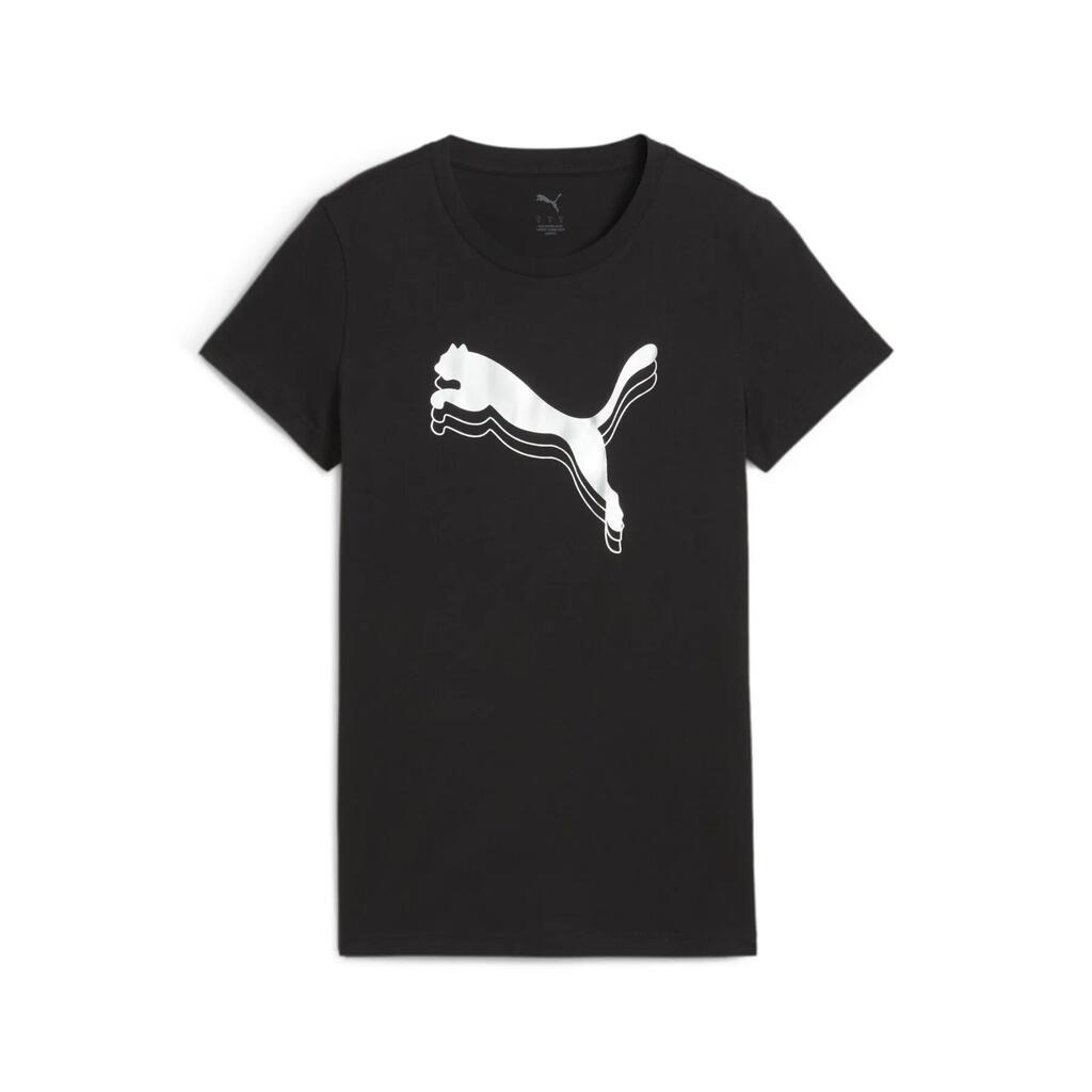Women - T-shirt - Metallic logo - PUMA Ess - Turquoise